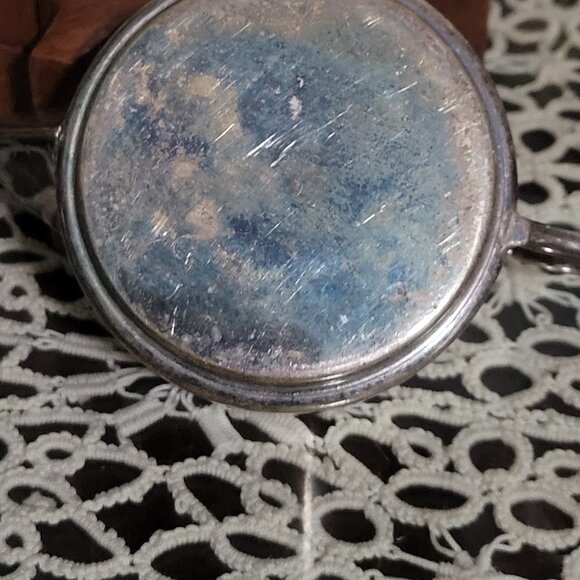 Tea kettle Mini Silver Plated Antique Interesting design Unsigned - Picture 5 of 11